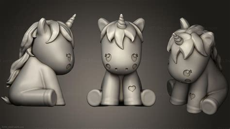 unicorn 3d stl.